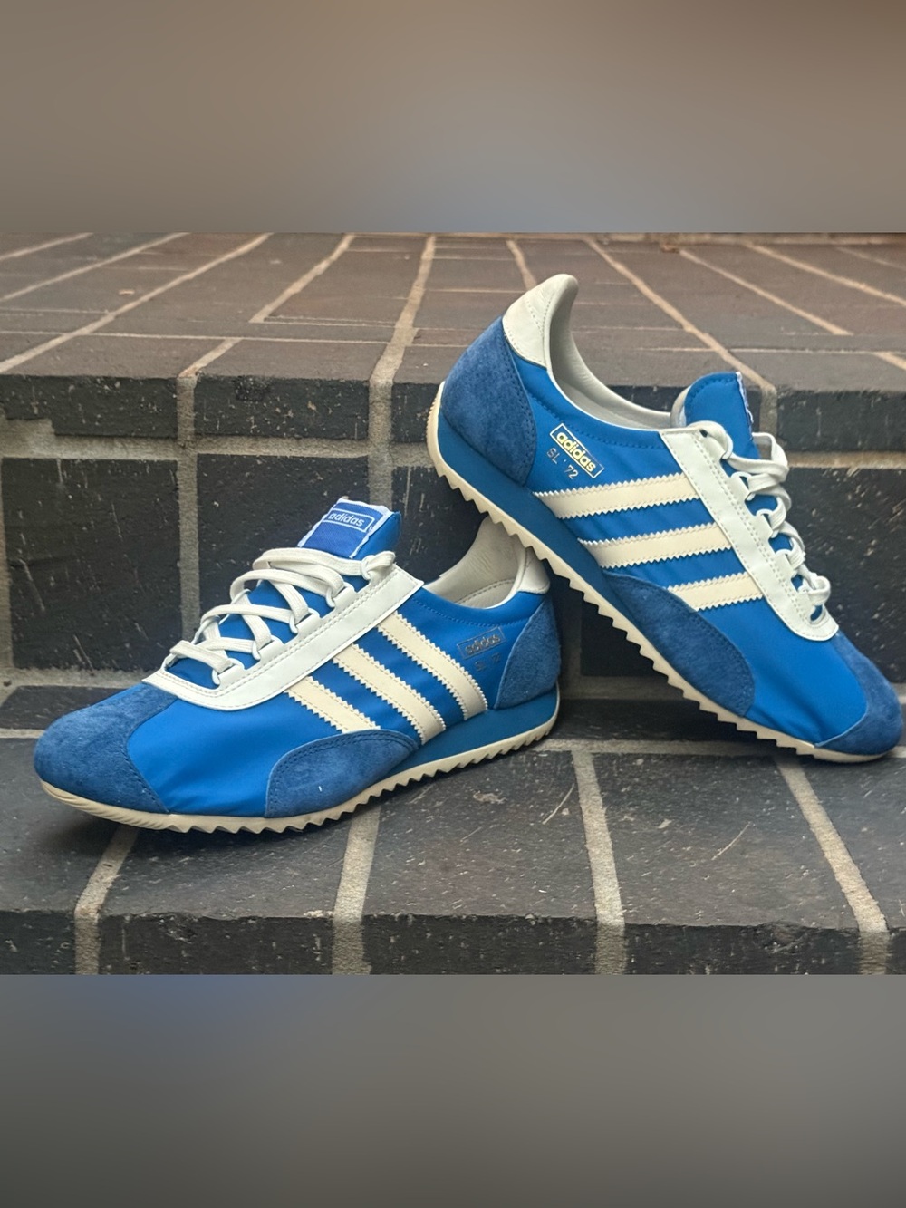 NEW adidas OG SL ’72 PT Shoes (Bright Blue/White - Men’s US 10) - Never Worn